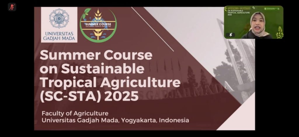 Pre-Course Session Opens UGM Faculty of Agriculture’s 2025 Summer ...